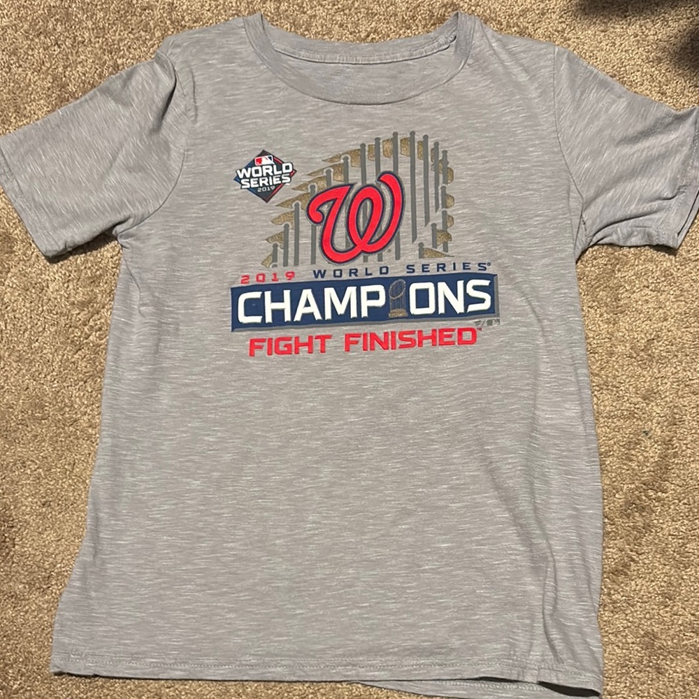 Gray World Series Champions Kids T-Shirt